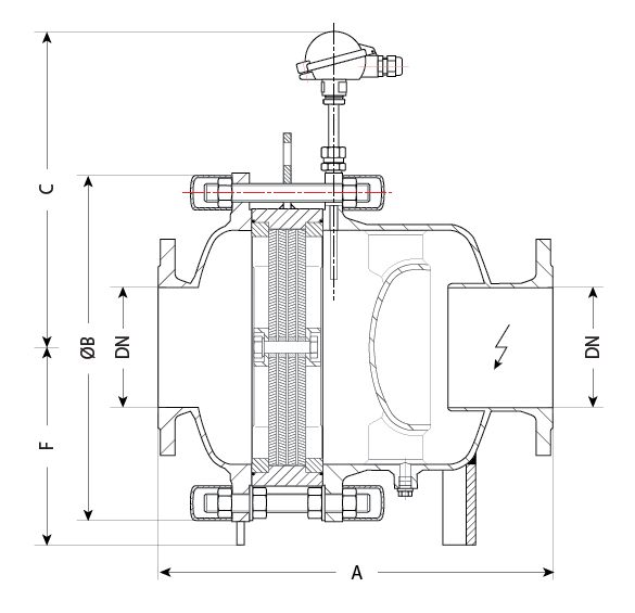 Model 938-V Dimensions Illustration